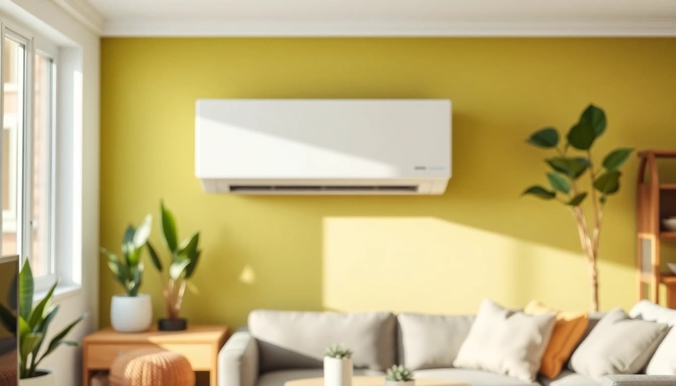 Transform your home with a mini split ac unit, blending elegance and comfort.