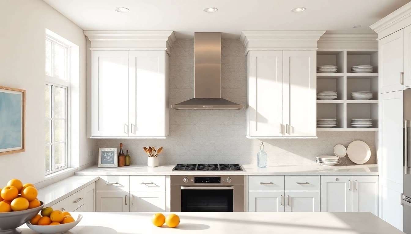 Showcasing cabinet refacing Clearwater FL with modern design elements in a bright kitchen setting.