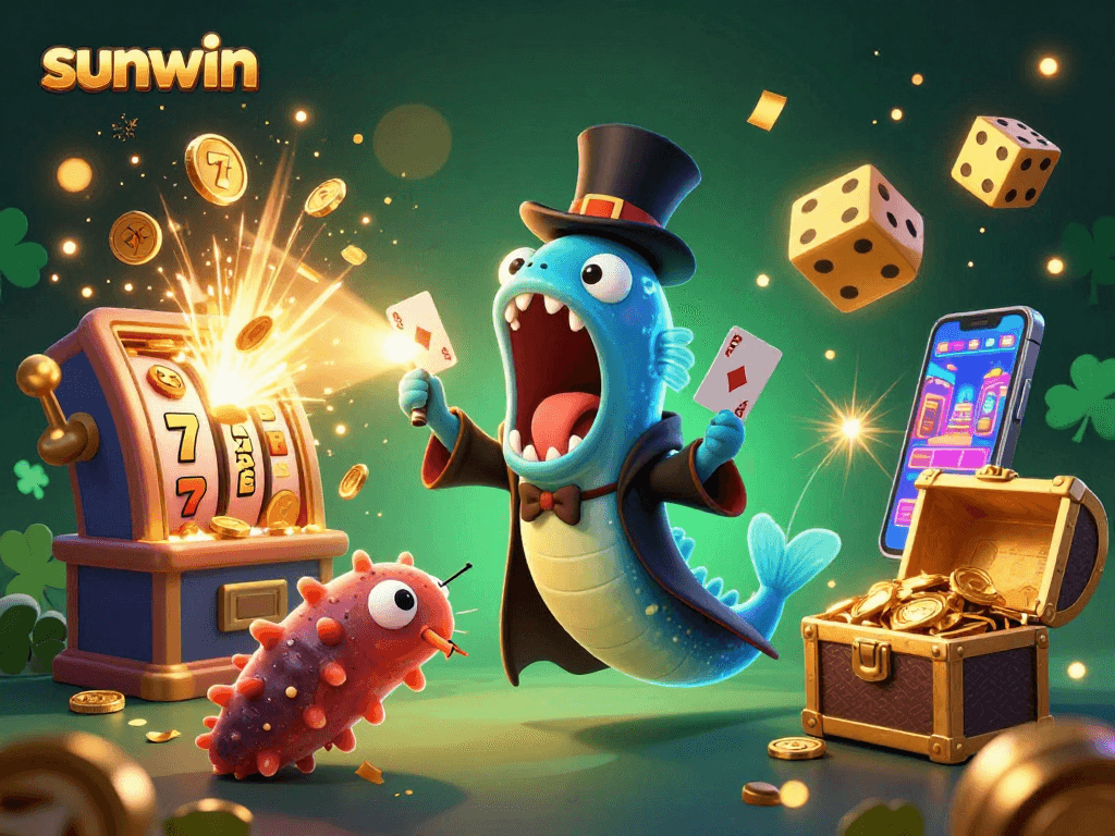 Experience thrilling card tricks with sunwin's immersive casino adventures featuring vibrant characters and jackpot excitement.