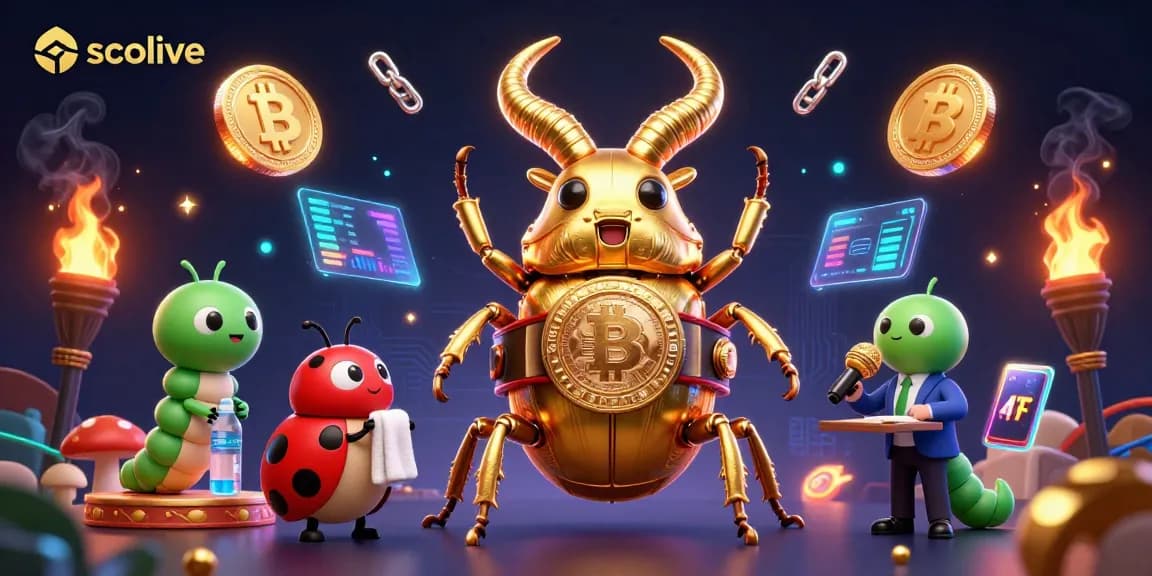 Socolive brings thrilling sports betting action with 3D characters battling amidst cryptocurrency elements.