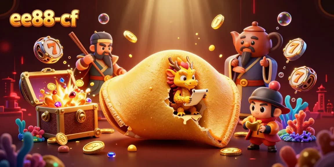 Experience gaming excitement with ee88-cf's golden fortune cookie and dynamic casino elements.