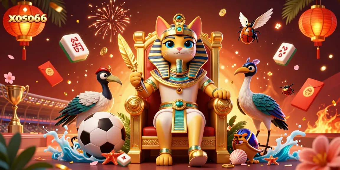 Experience exhilarating sports betting with xoso66 at this vibrant 3D illustration showcasing dynamic action.