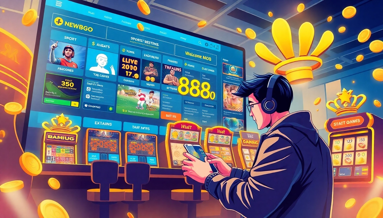 Experience the excitement of new88go.com with interactive online gaming options and a vibrant interface.
