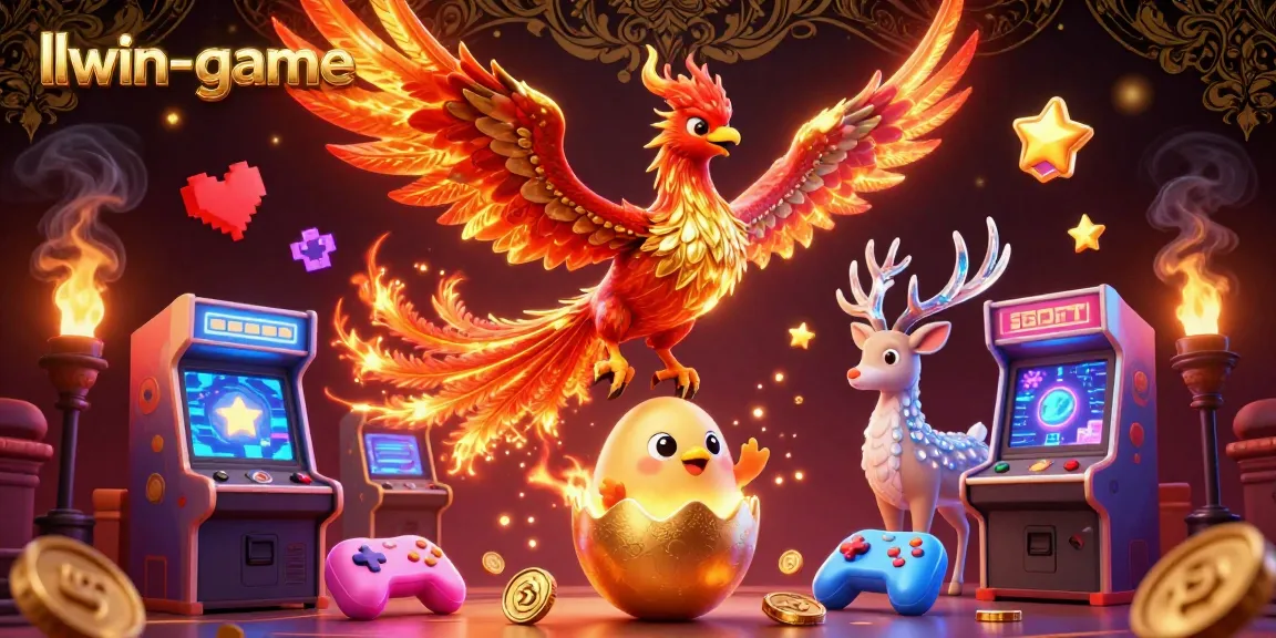 Experience exhilarating action with llwin-game's vibrant 3D phoenix scene, bringing excitement to online gaming.