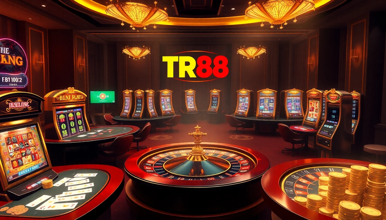Experience online gaming excitement at TR88 trang chủ with engaging casino features and vibrant gameplay.