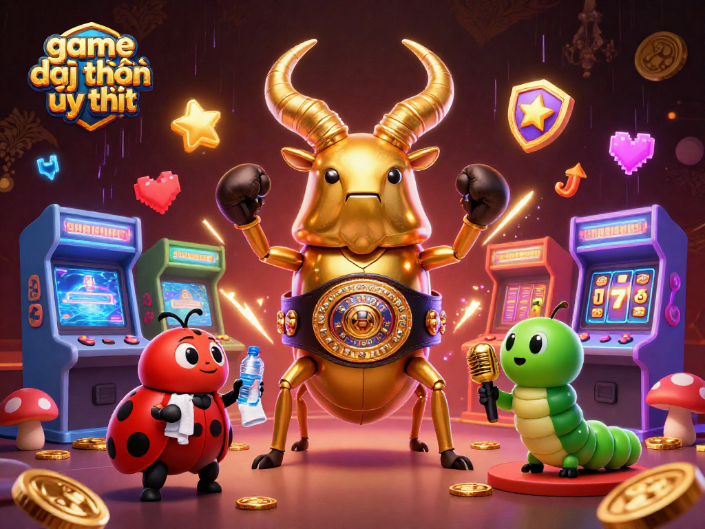 Engage in game đổi thưởng uy tín with vibrant characters, colorful gaming elements, and luxurious casino aesthetics.