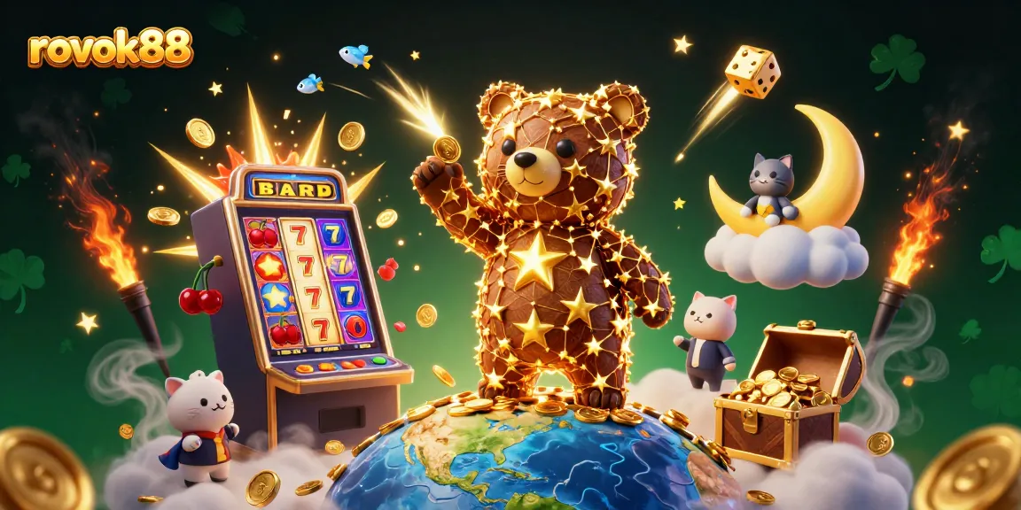 Engage in exciting gameplay at rokok88 with a colorful slot machine and vibrant characters.