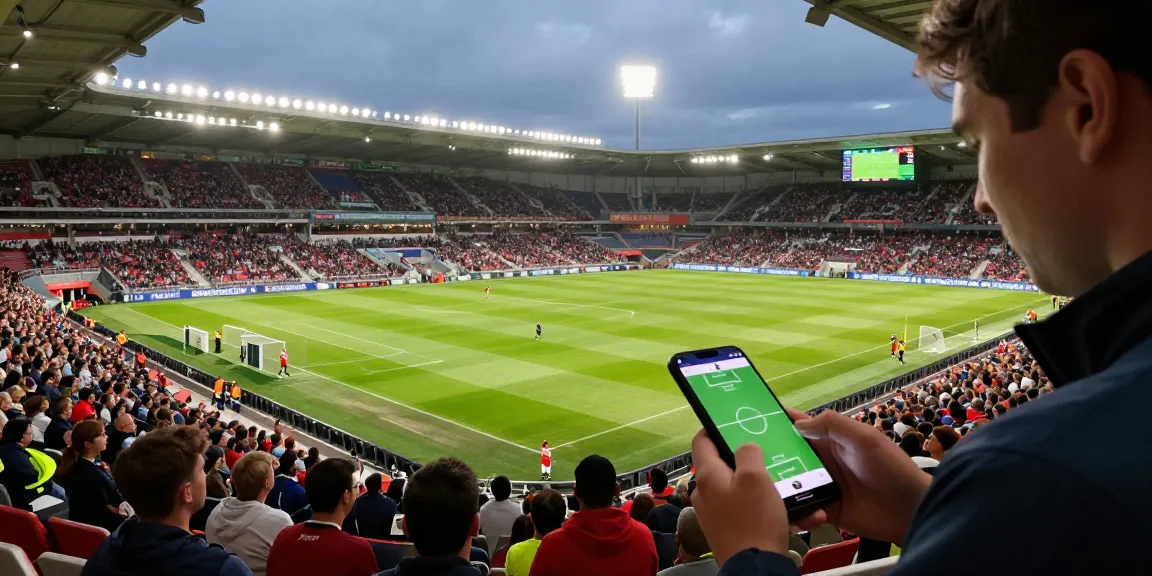 lucky88: Betting predictions and live football odds analysis in a vibrant stadium atmosphere.