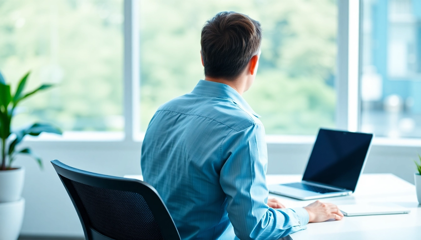 Enhance your posture corrector experience while working at a desk.