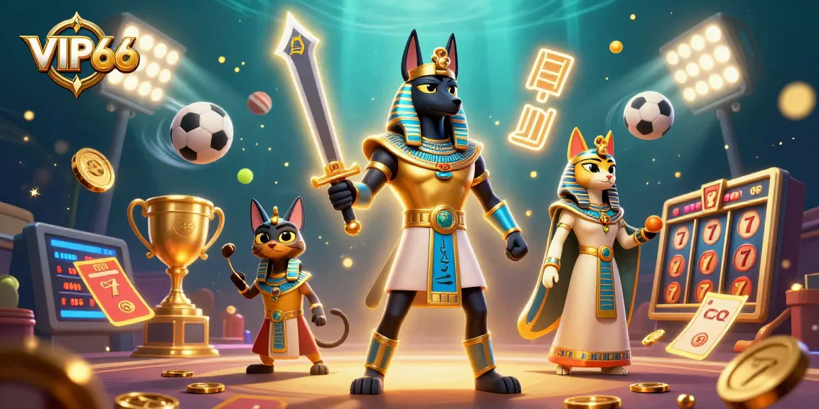 Experience exciting gameplay at VIP66 with thrilling slots, live casino, and vibrant characters.