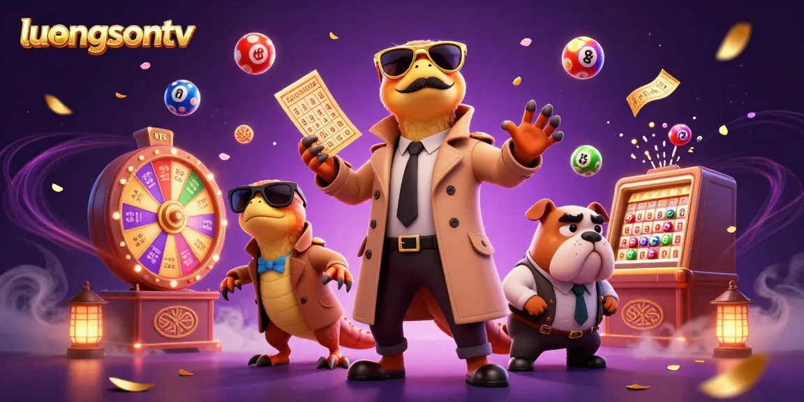 Experience exciting games at luongsontv with colorful lottery balls and dynamic casino elements.