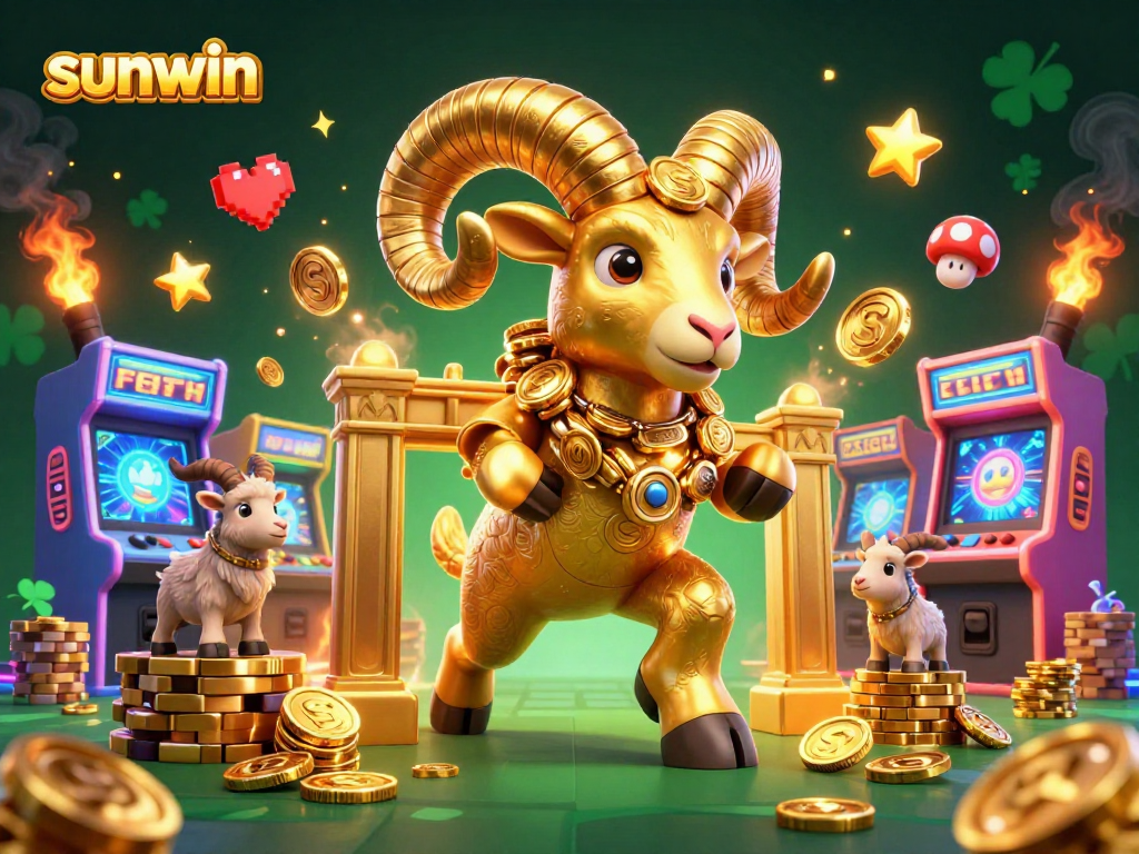 Engage in thrilling gameplay with sunwin at a vibrant 3D casino featuring dynamic characters.