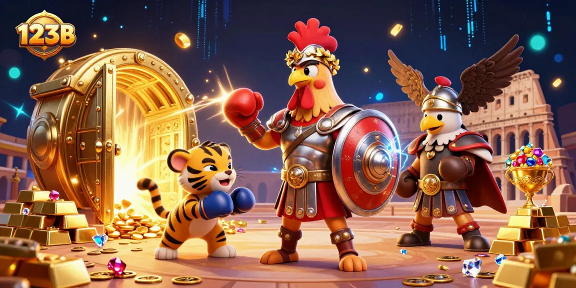 Engage with thrilling games at 123 B, surrounded by treasures and champions!