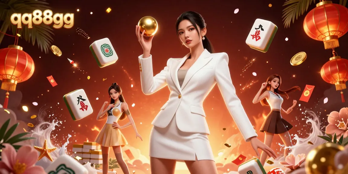 Experience the excitement of qq88gg with a stunning casino-themed illustration showcasing luxurious elements and vibrant energy.