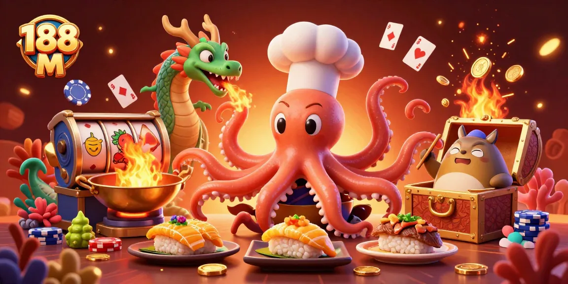 Experience exciting gameplay at 188 M with vibrant slot reels and dynamic casino action.