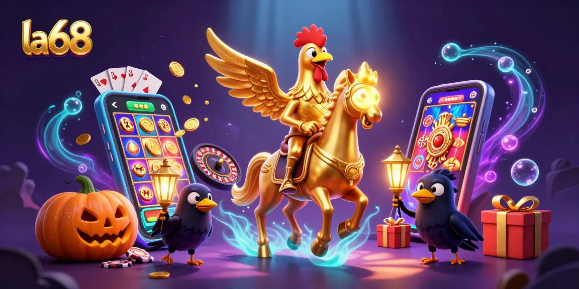 Experience thrilling gameplay at la68 with vibrant slot machines and exciting casino scenes.