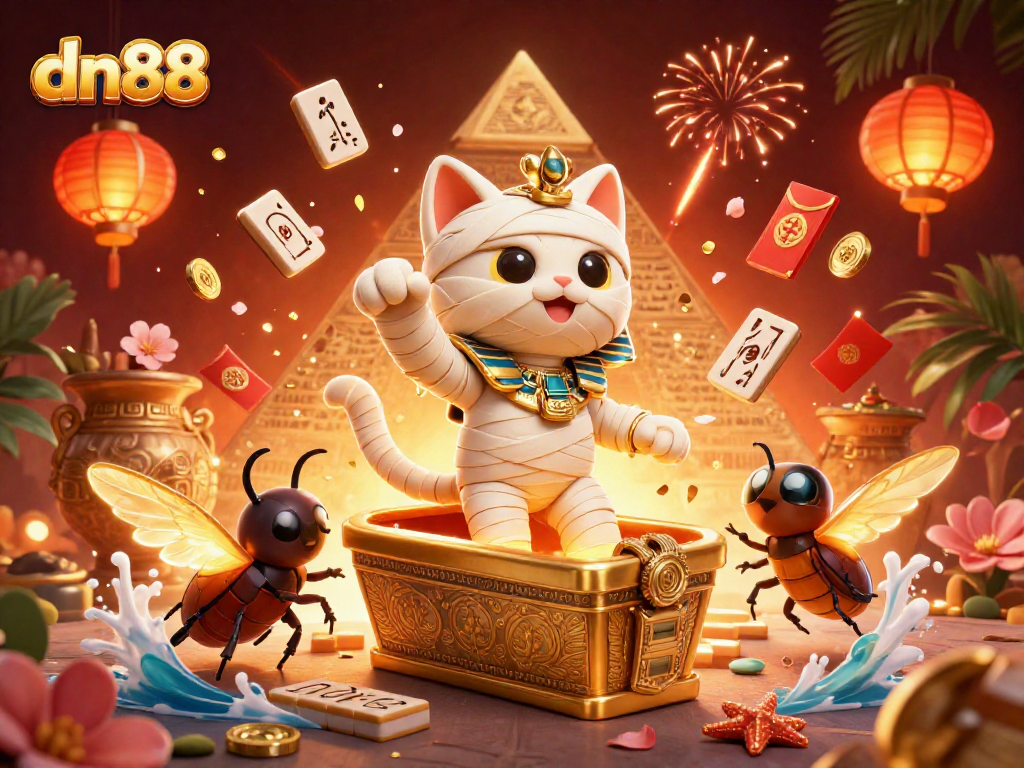 Experience the thrilling world of dn88, featuring exciting casino elements and characters in a dynamic scene.
