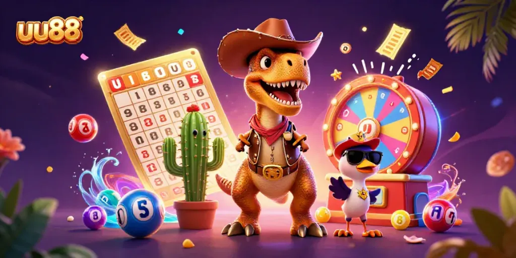 Experience the excitement of uu88 with vibrant gameplay visuals and engaging characters in an online casino setting.