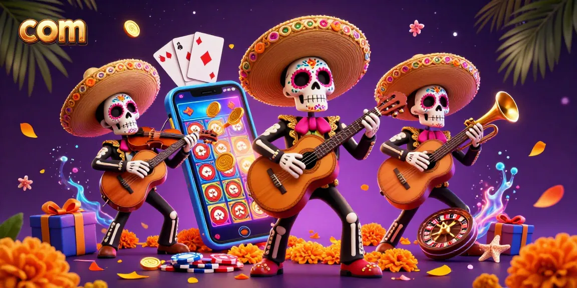 Engage with vibrant slot games and prizes while enjoying com's colorful mariachi scene.