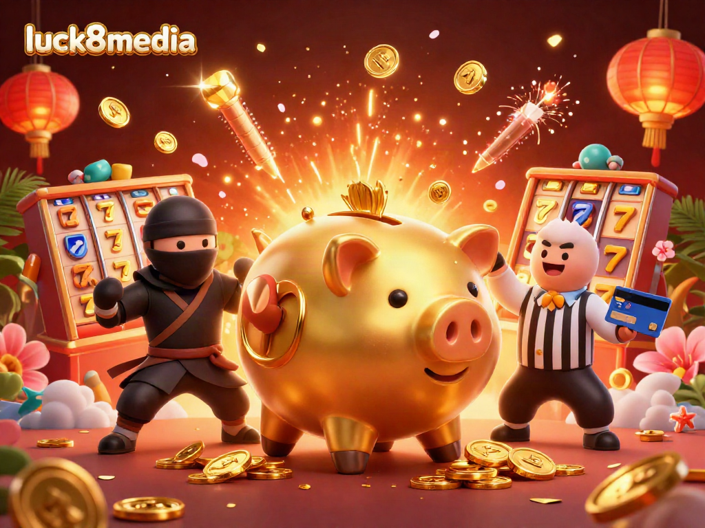 Engage in thrilling casino fun with luck8media's vibrant gaming scene featuring jackpots and rich visuals.