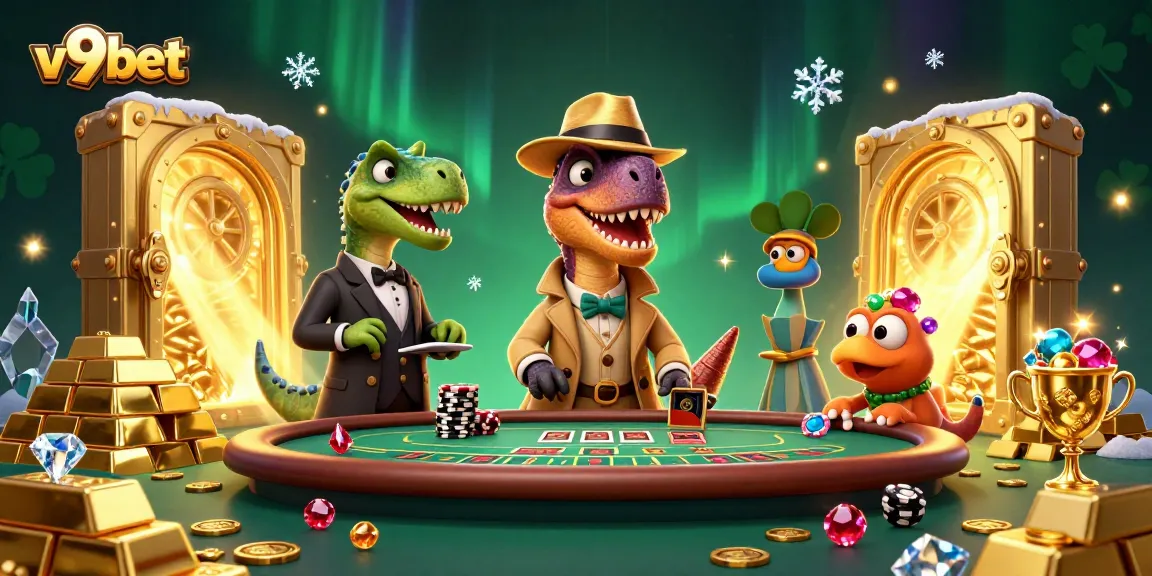 Experience thrilling gameplay with v9bet's vibrant cartoon casino, featuring unique characters.