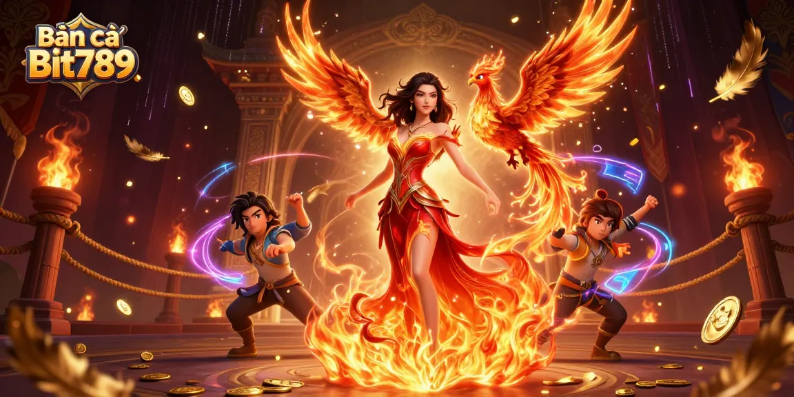 Experience the exciting fish shooting game Bắn cá Bit789 with vibrant underwater elements and dynamic energy.