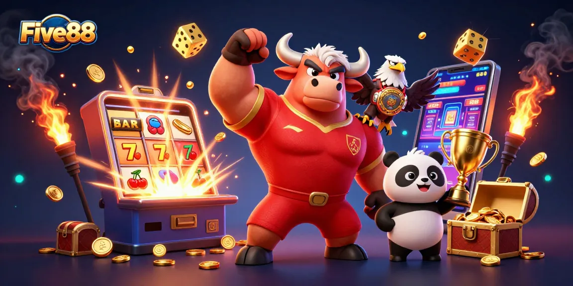 Experience thrilling gameplay at Five88 with dynamic characters and jackpot excitement.