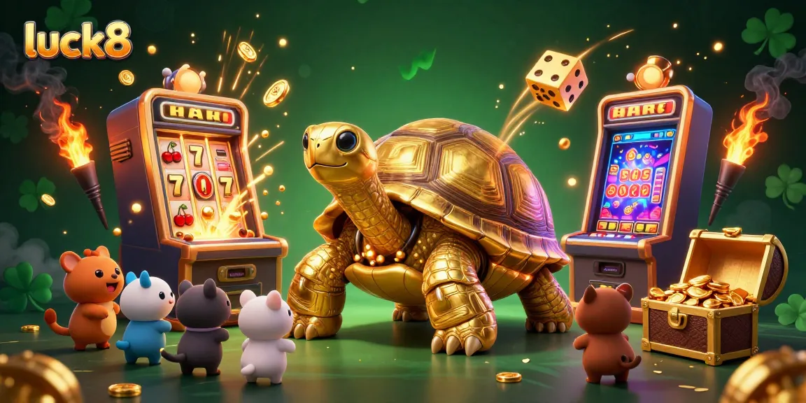 Experience the thrilling jackpots at luck8 with vibrant 3D casino elements and a fun-filled atmosphere.