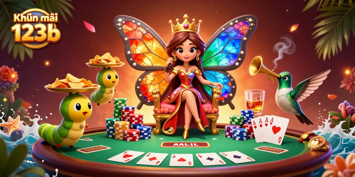 Experience thrilling Khuyến mãi 123b with a vibrant 3D casino scene showcasing exciting promotions.
