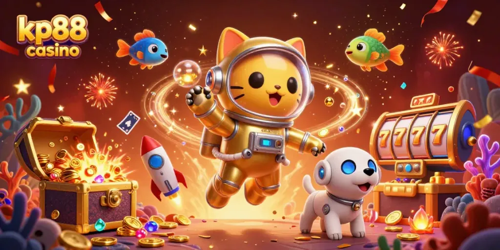 Engage with the thrilling adventures at kp88 casino, exploring vibrant treasure-filled underwater games.