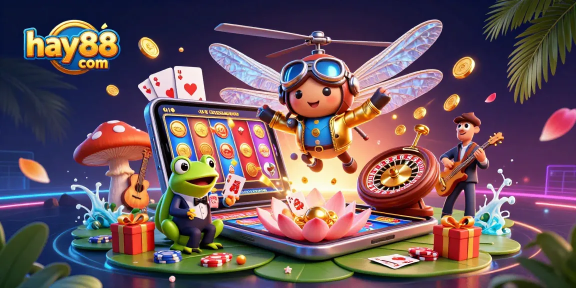 Experience big wins at hay88 com with vibrant games and lively characters in an online casino setting.
