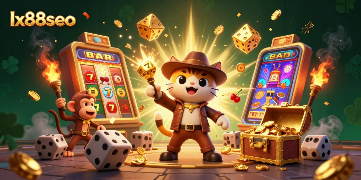 Experience the excitement of lx88seo with a dynamic casino-themed adventure featuring vibrant characters and jackpots.