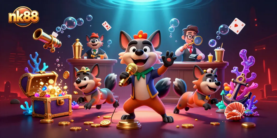 Experience nk88 fun at the comedy casino with vibrant games and lively characters.