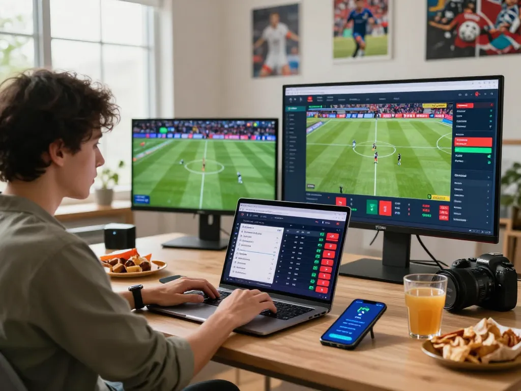 Exciting kèo nhà cái 5 betting scene with live sports updates and user interaction