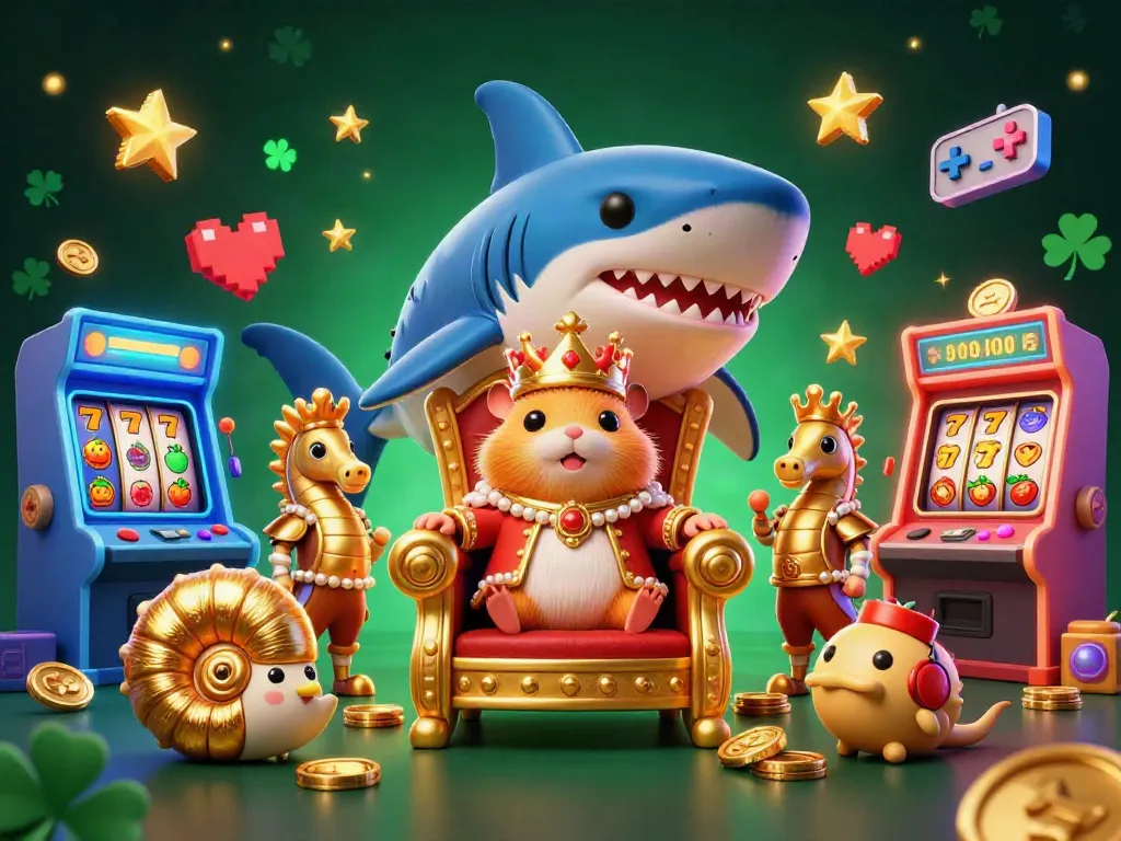 Menangkan jackpot slot dengan hamster raja emas, pengawal kuda laut, dan nautilus bersejarah.