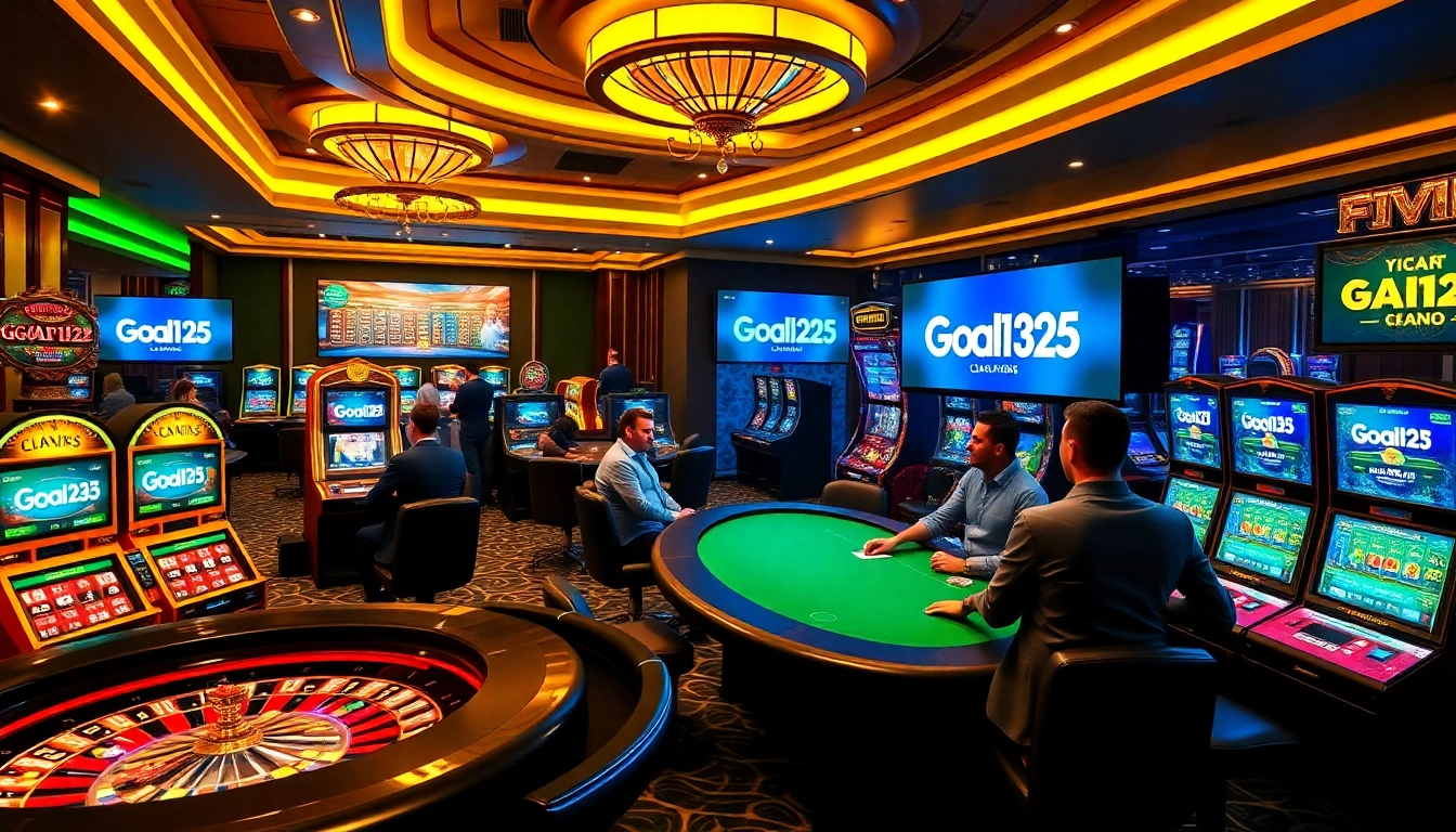 Engaged players enjoying high-stakes poker at Goal123's virtual casino.