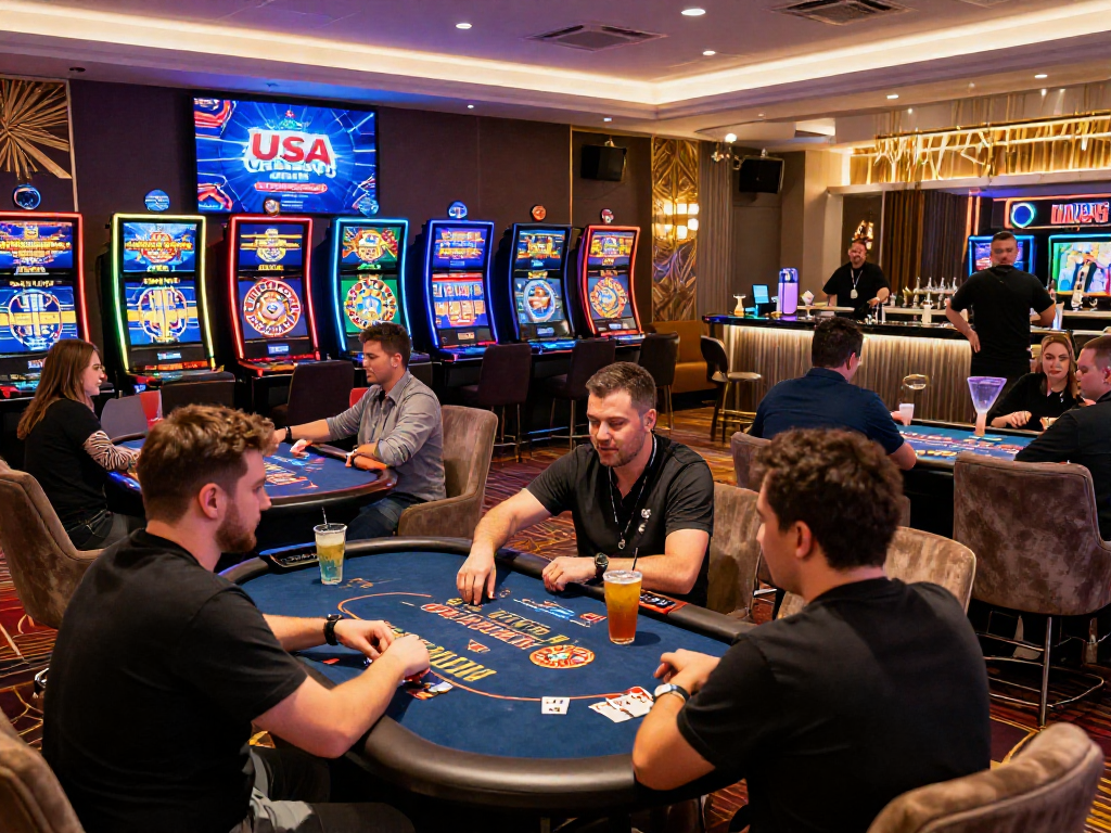 Experience thrilling moments in USA online casinos at https://blackhills-info.com featuring diverse players engaging with inspiring games.