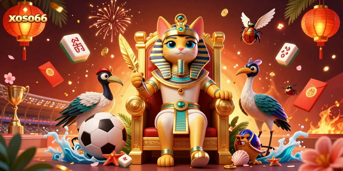 Experience exhilarating sports betting with xoso66 at this vibrant 3D illustration showcasing dynamic action.