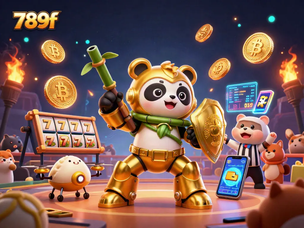 Engage in dynamic gameplay at 789f with slots and casino elements from a vivid 3D illustration.