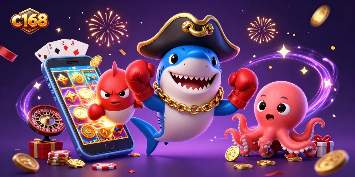 Spin and win big with c168's exciting 3D casino adventure featuring unique characters and dynamic gameplay.